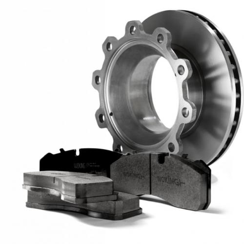 Pastillas y discos de vehiculo industrial